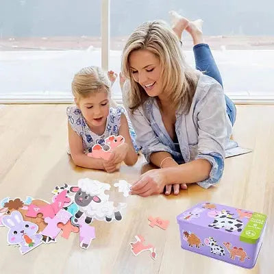 Puzzle Montessori - BabyPuzzle™ - Bétail - Monde à maman