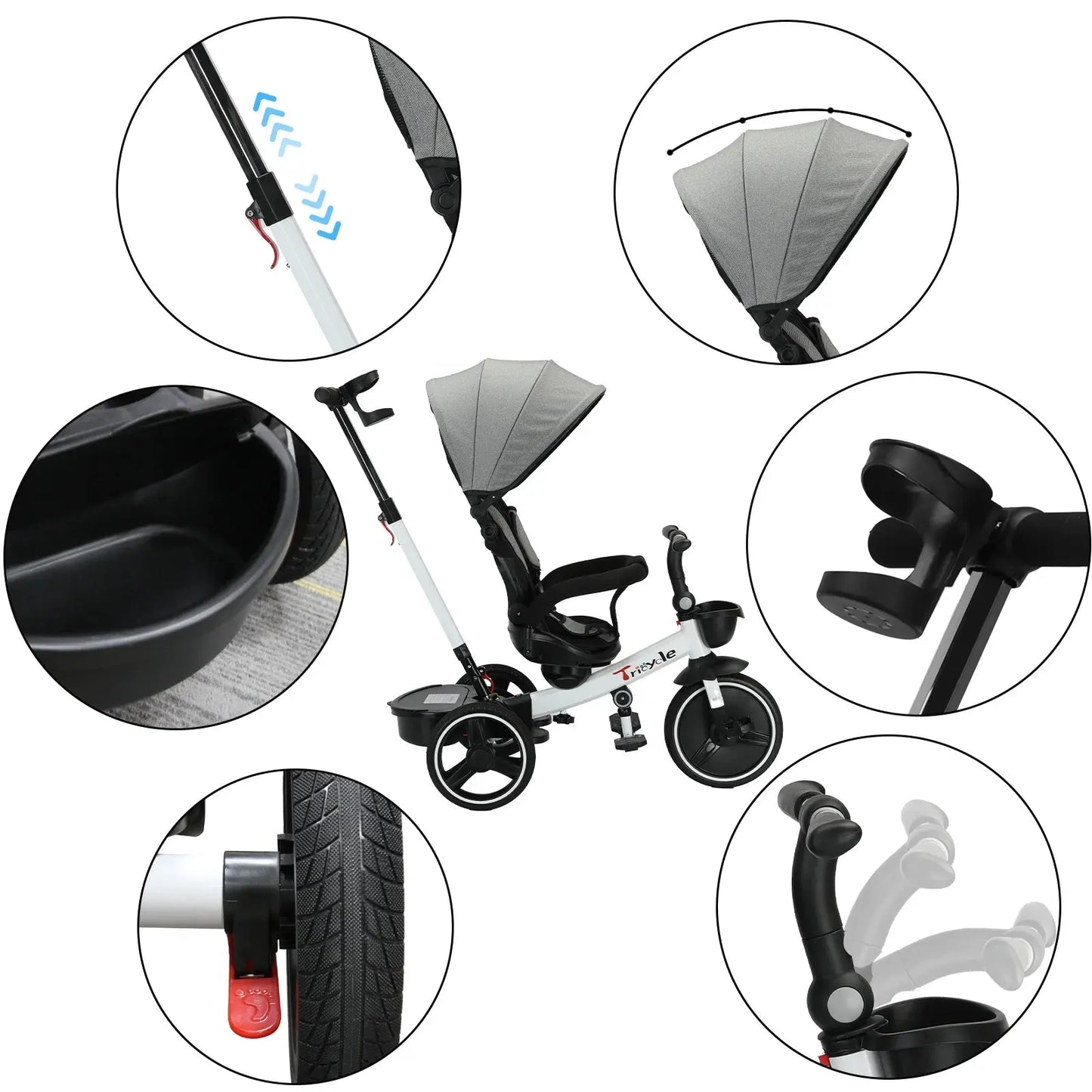 Tricycle, 6 en 1 - Monde à maman