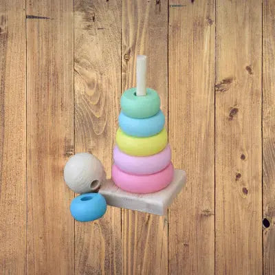 Jouet en Bois - WoodenToys™ - Tour Macaron - Monde à maman