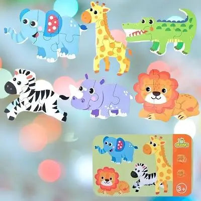 Puzzle Montessori Sauvage- BabyPuzzle™ - Sauvage - Monde à maman