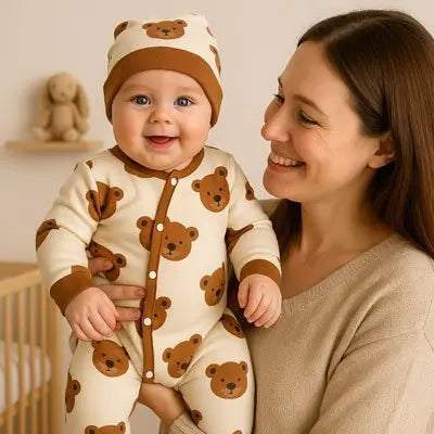 Barboteuse Bébé Confortable | DoudouCâlins Monde à maman