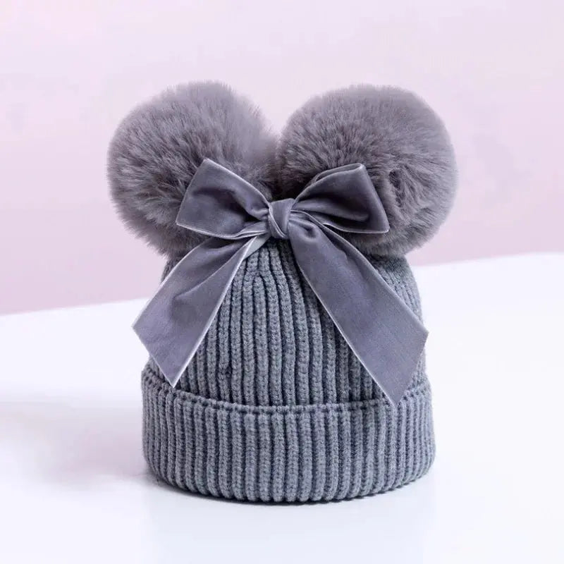 Bonnet à pompons - Monde à maman
