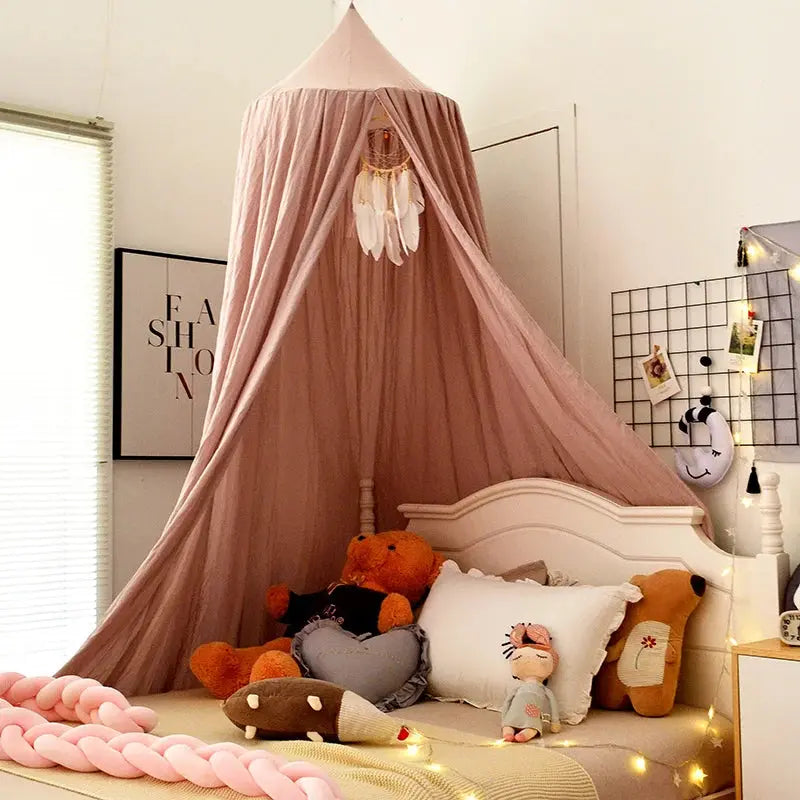 Tente de lit pour enfants Rose - Monde à maman