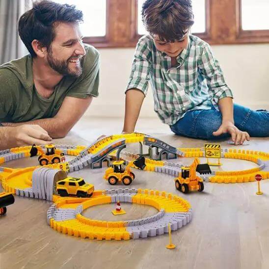 Circuit voiture chantier - Monde à maman