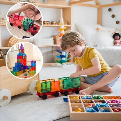 Construction magnétique - Monde à maman