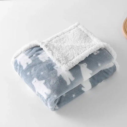 Couverture polaire pour bébé - Monde à maman