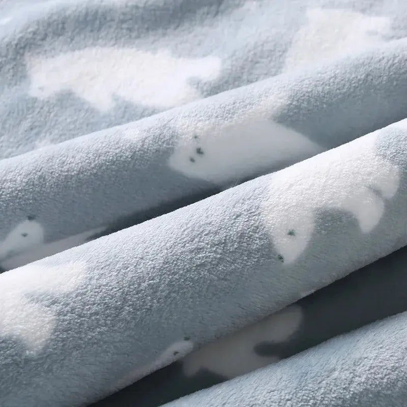 Couverture polaire pour bébé - Monde à maman