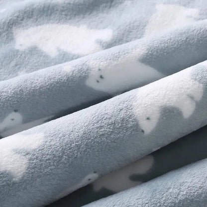 Couverture polaire pour bébé - Monde à maman
