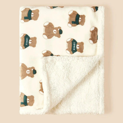 Couverture polaire pour bébé - Monde à maman