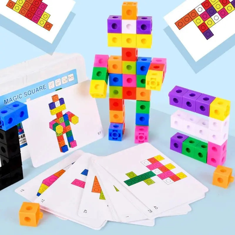 Cube de construction - Monde à maman