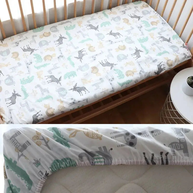 Drap contour pour lit bébé - Monde à maman