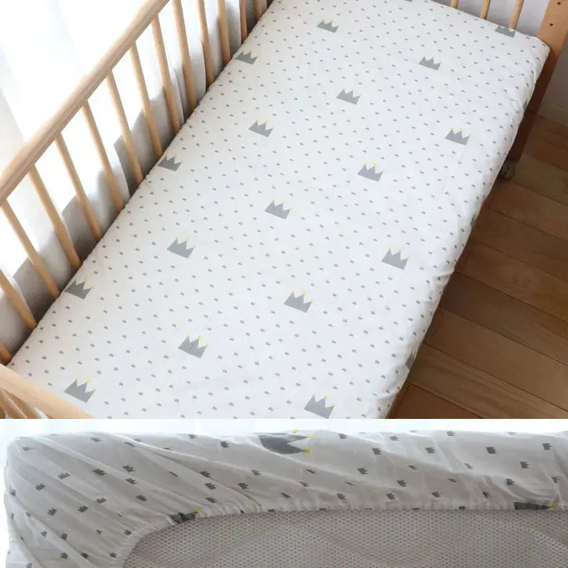 Drap contour pour lit bébé - Monde à maman