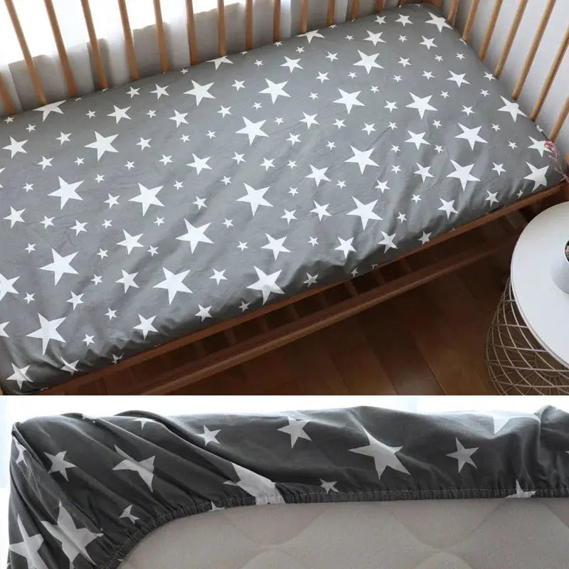 Drap contour pour lit bébé - Monde à maman