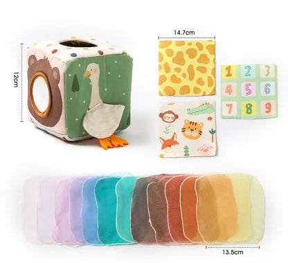 Jouet - MontessoriToys™ - Boite a mouchoirs - Monde à maman