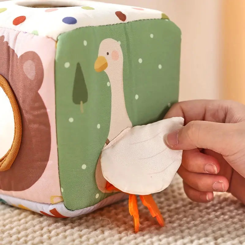 Jouet - MontessoriToys™ - Boite a mouchoirs - Monde à maman
