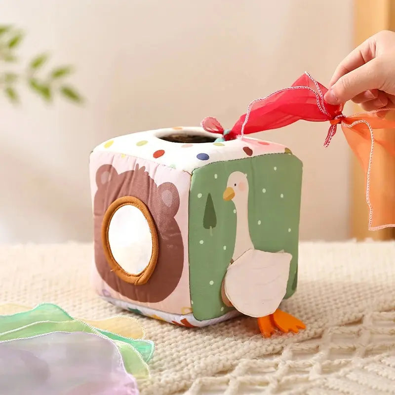 Jouet - MontessoriToys™ - Boite a mouchoirs - Monde à maman