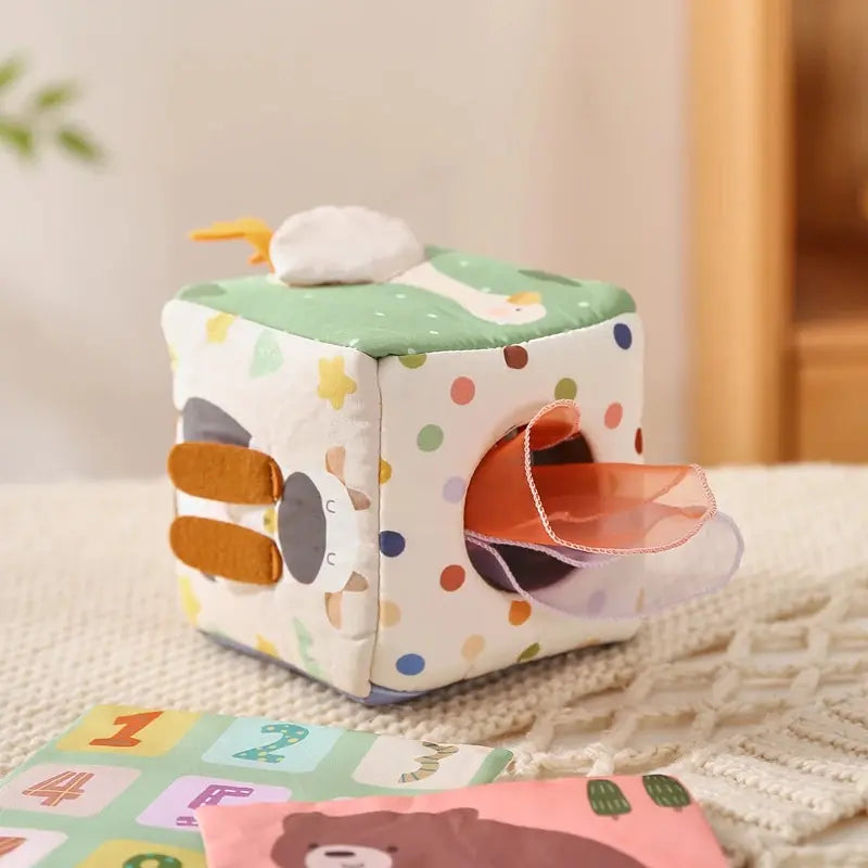 Jouet - MontessoriToys™ - Boite a mouchoirs - Monde à maman