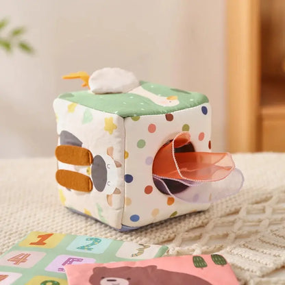 Jouet - MontessoriToys™ - Boite a mouchoirs - Monde à maman