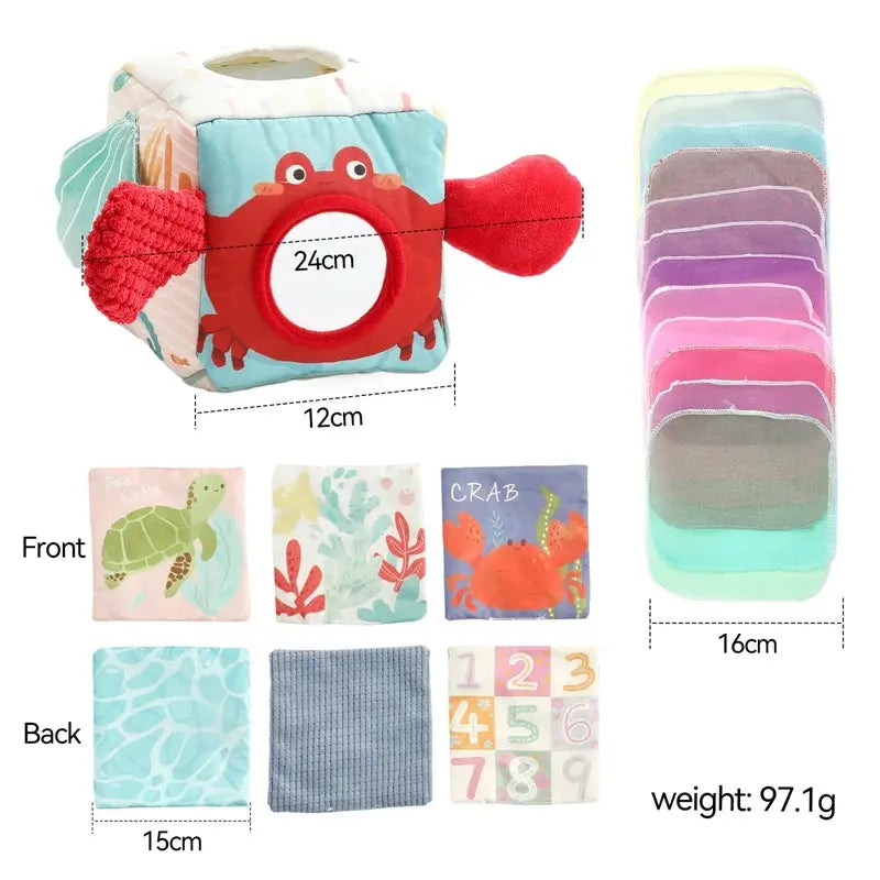 Jouet - MontessoriToys™ - Boite a mouchoirs - Monde à maman