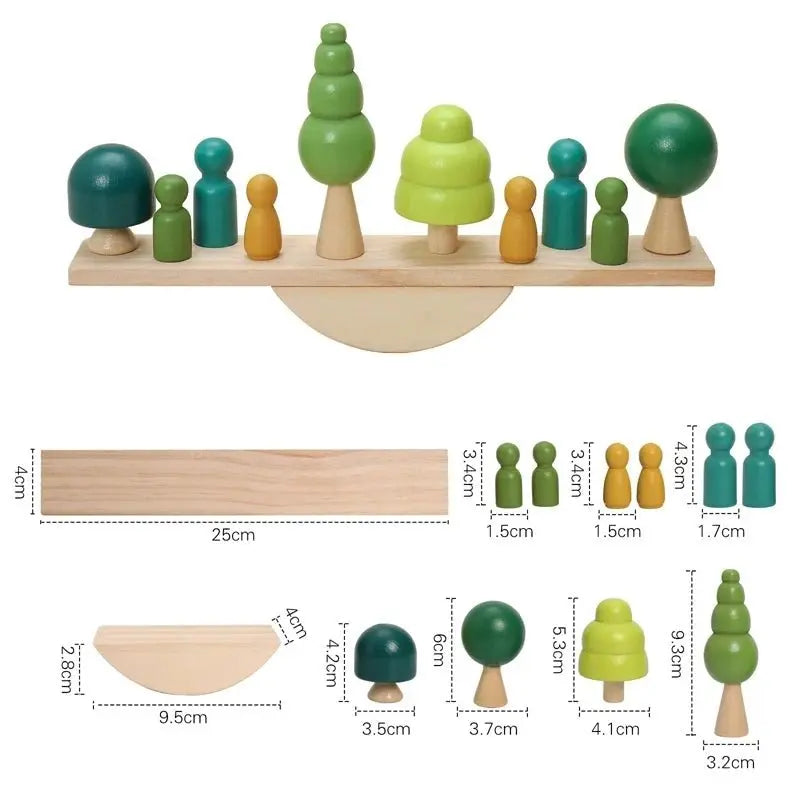 Jouet d'enfilage en bois - Monde à maman
