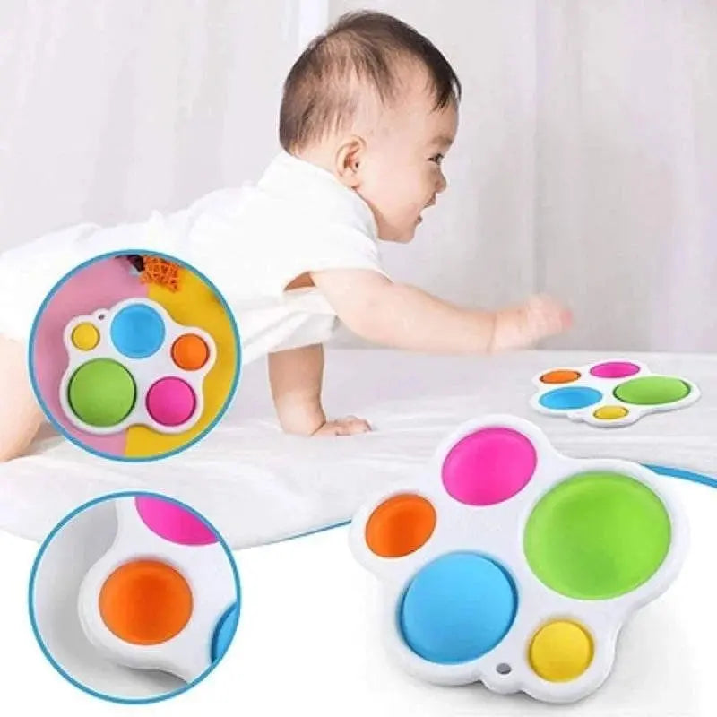 Jouet d'Éveil - PuzzleBoard™ - Blanc - Monde à maman