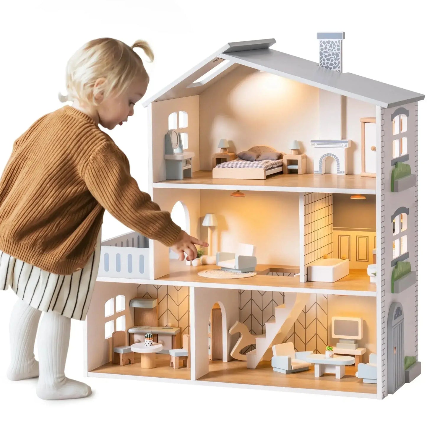 Magnifique maison de poupée - Monde à maman