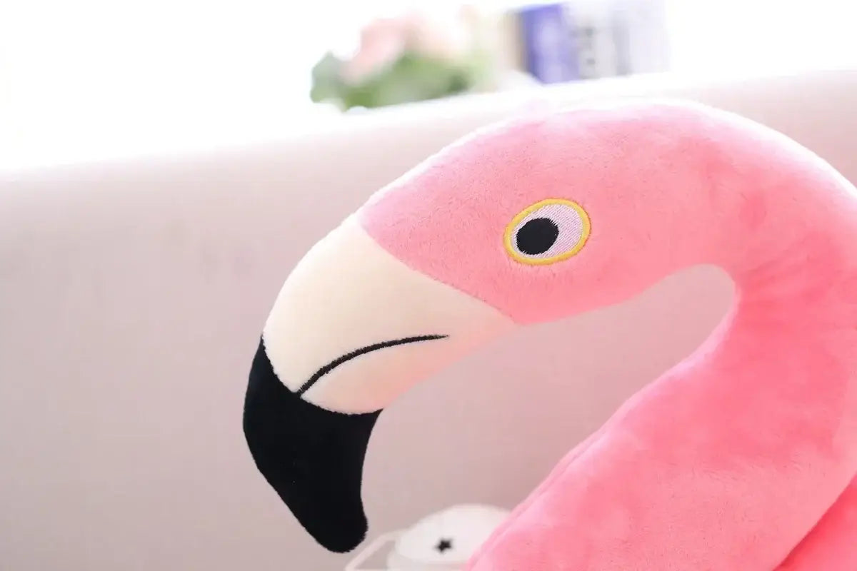 Peluche flamant rose douces colorées – Monde à maman