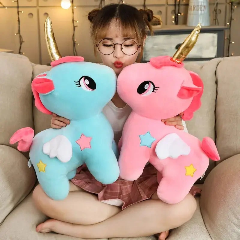 Peluche - licorne - Monde à maman