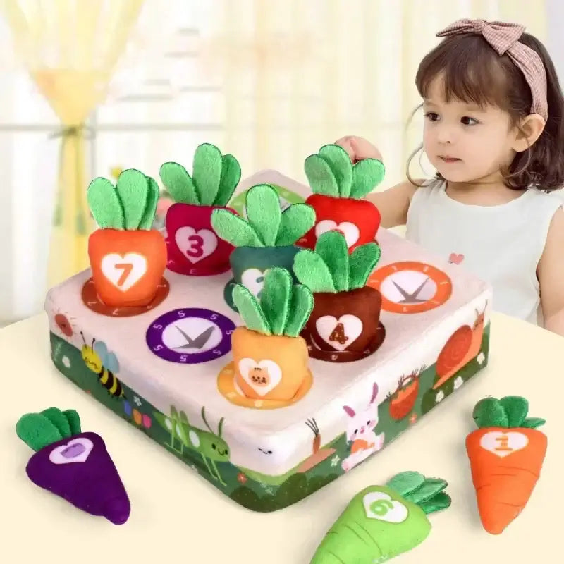 Peluche P'tite carotte pour enfant - Monde à maman