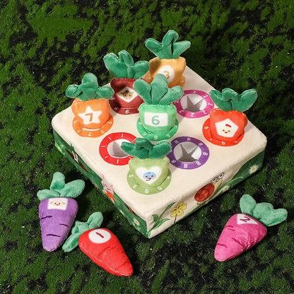 Peluche P'tite carotte numéroté - 
Monde à maman
