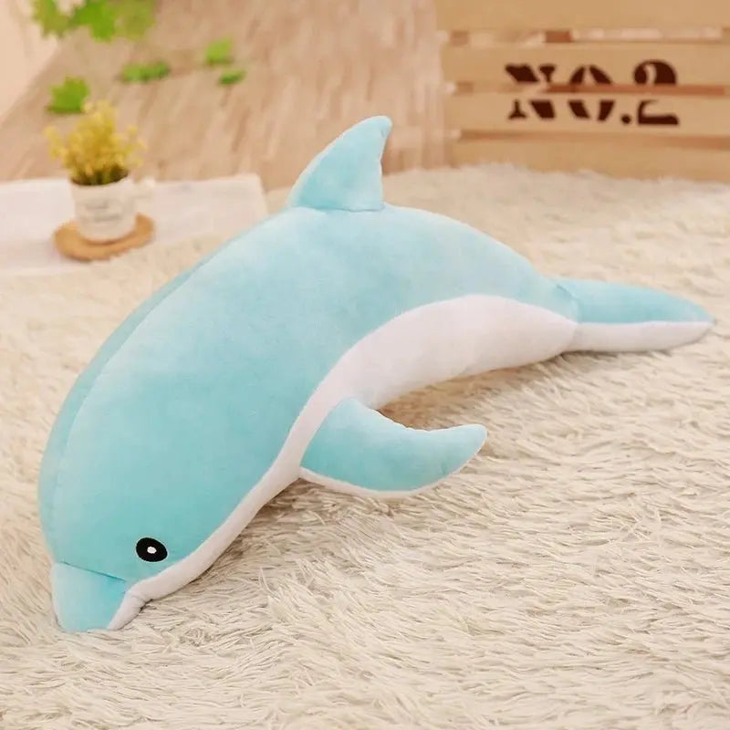 Peluche dauphin enfant doudou compagnon – Monde à maman