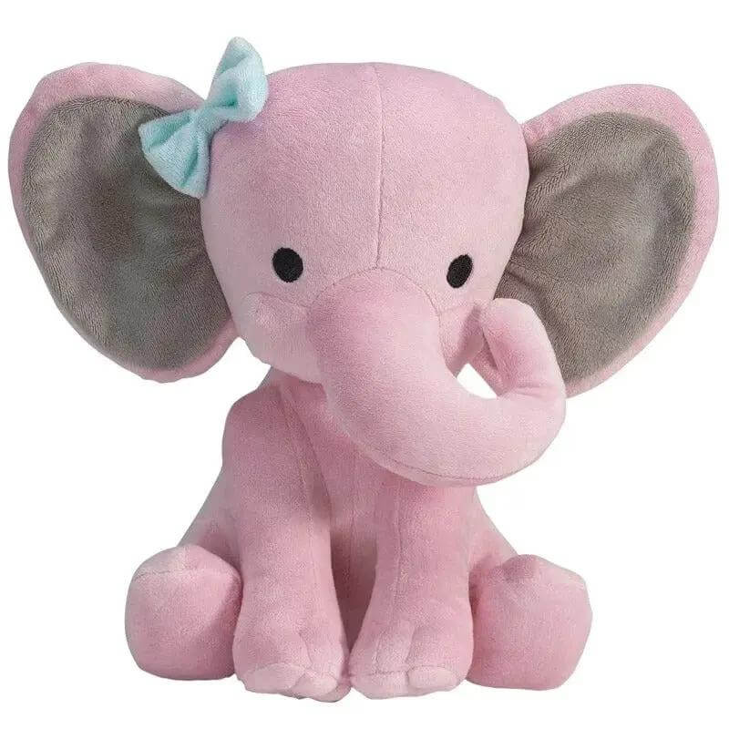 Peluche éléphant rose - Monde à maman