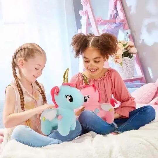 Peluche licorne pour petites filles - Monde à maman