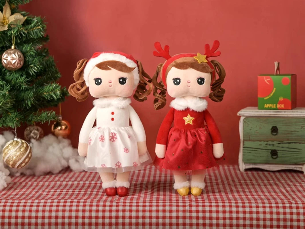 Poupée chiffon Noël bonnet rouge – Monde à maman