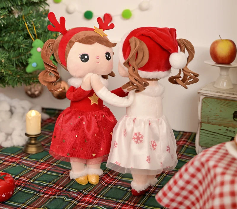 Poupée de chiffon Noel avec de belles robes - Monde à maman