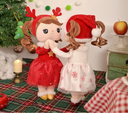 Poupée de chiffon Noel avec de belles robes - Monde à maman