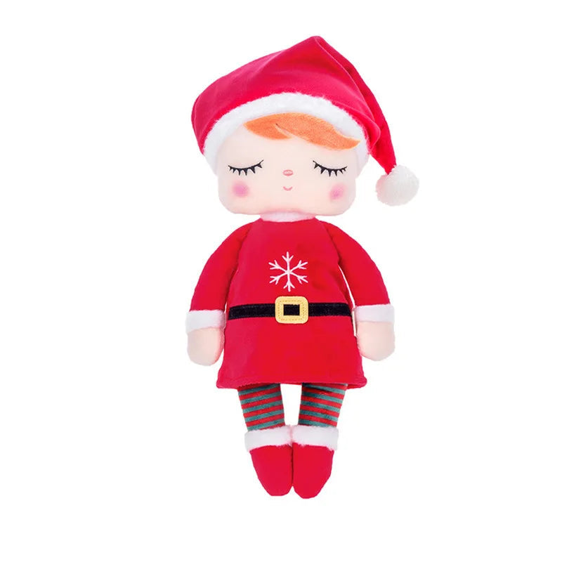 Poupée de chiffon Noël tenue lutin étoiles – Monde à mama