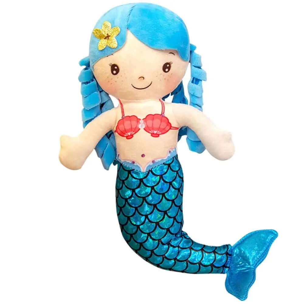Poupée sirène bleu - Monde à maman