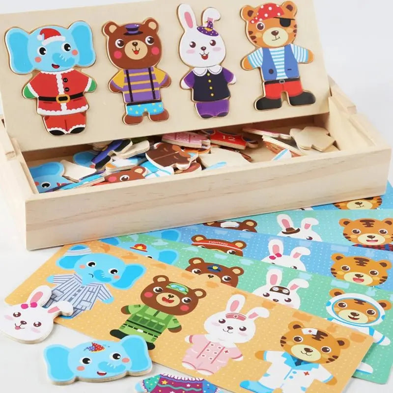 Puzzle - Animaux - Monde à maman