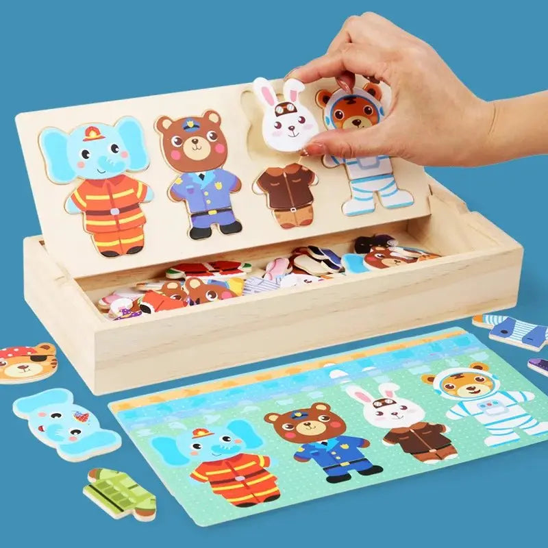 Puzzle - Animaux - Monde à maman