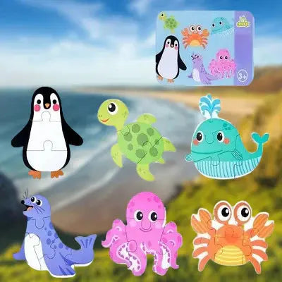 Puzzle Montessori - BabyPuzzle™ - Océan - Monde à maman