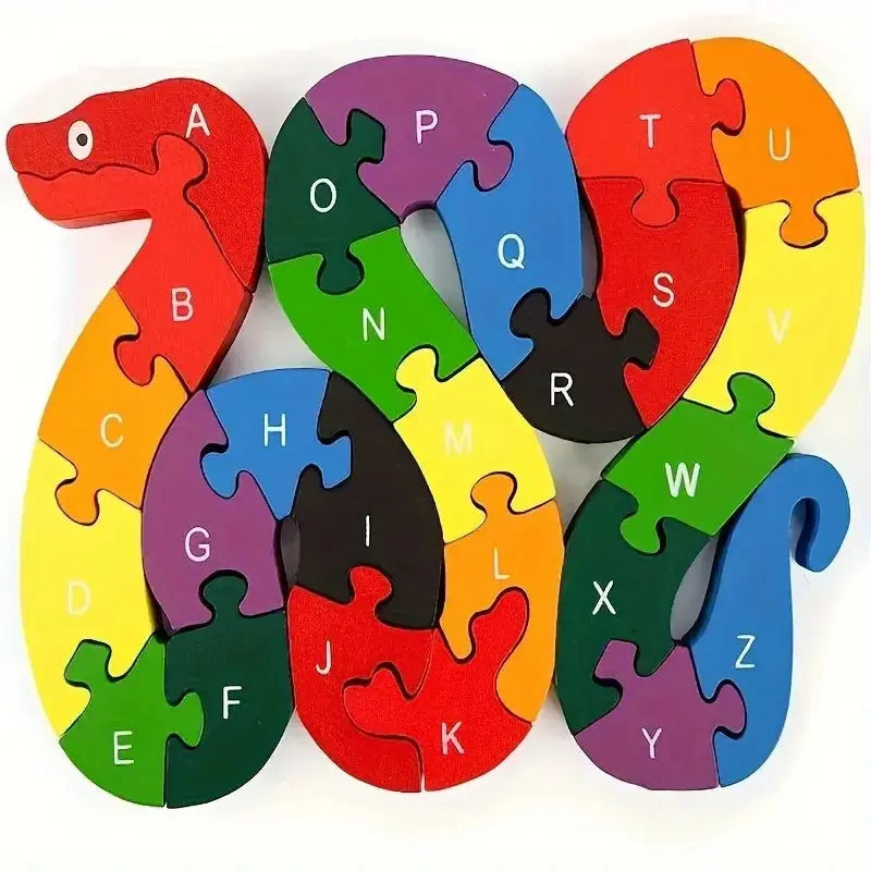 Puzzle-MontessoriToys™-Alphabet - Monde à maman