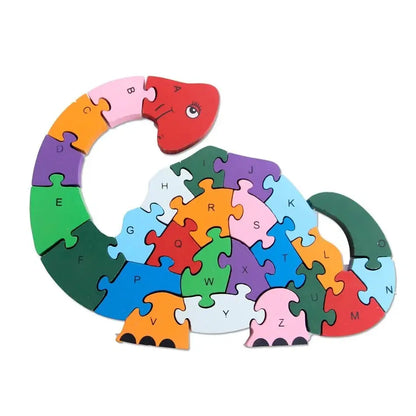 Puzzle-MontessoriToys™-Alphabet - Monde à maman
