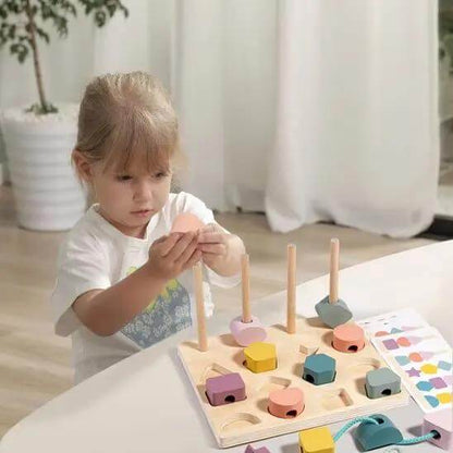 puzzle bébé en bois - Monde à maman