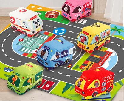 Peluche voitures | Montessori éveil