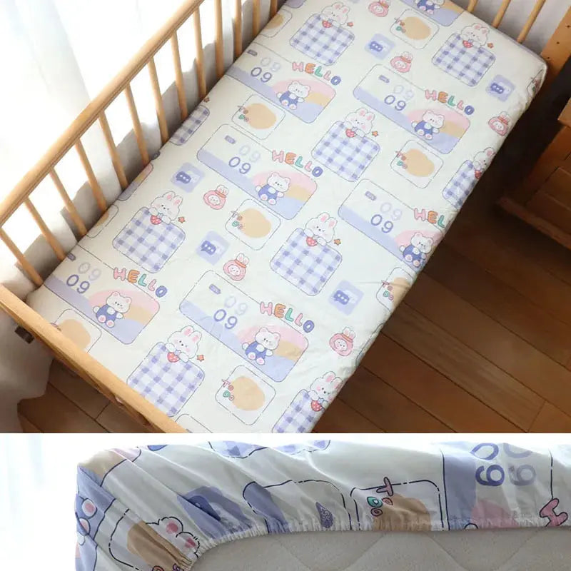 Drap contour pour lit bébé - Monde à maman