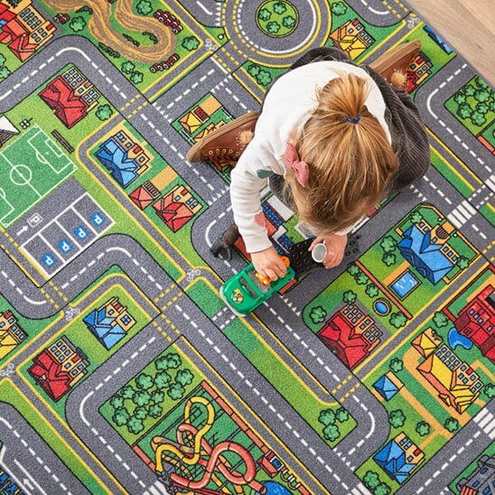 Tapis circuit voiture 