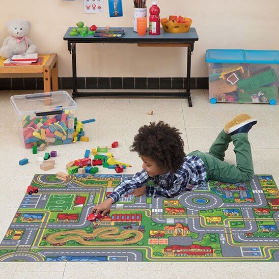 Tapis circuit voiture 