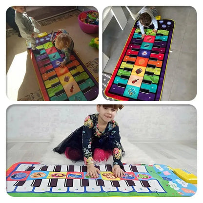 Tapis d'Éveil - CarpetPiano™ - Monde à maman
