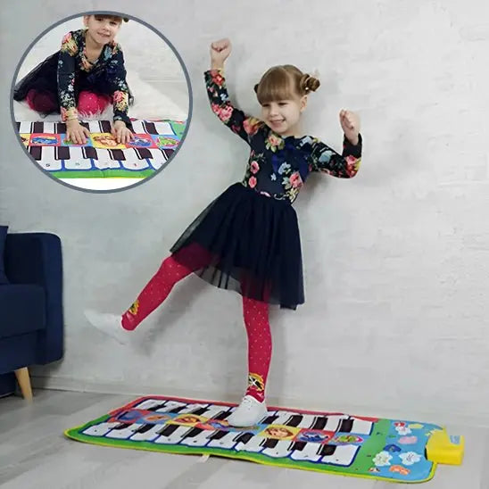 Tapis d'Éveil - CarpetPiano™ - Monde à maman